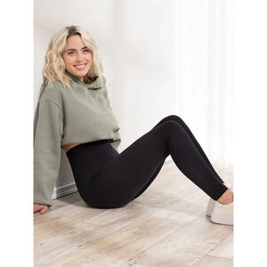 Empetua Rule Your Destiny High Waisted Shaping Leggings Black Women's 2XL NWT